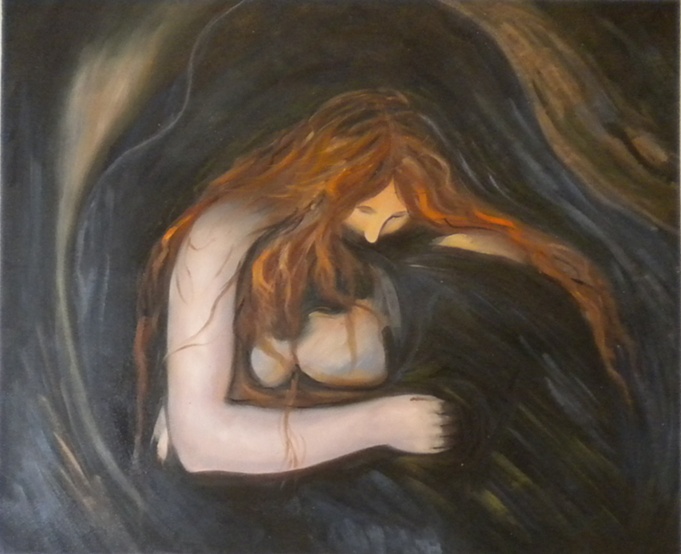 store falso d'autore Vampire di Edvard Munch
